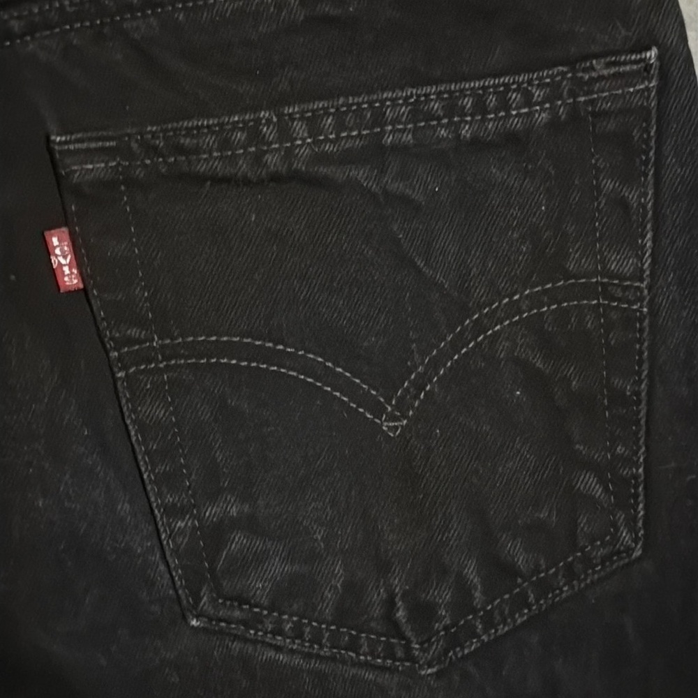 Levi’s 505 Vintage 1998 Black Wash Jeans SZ 36/32 - Picture 7 of 10